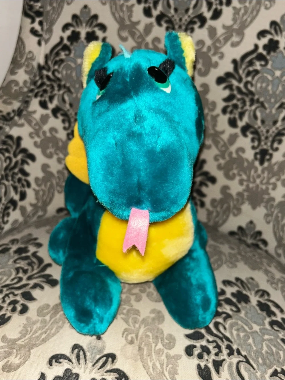 Fun Farm Dakin 1987 Vintage 80s Green Plush ‘Puff The Magic Dragon’ 16